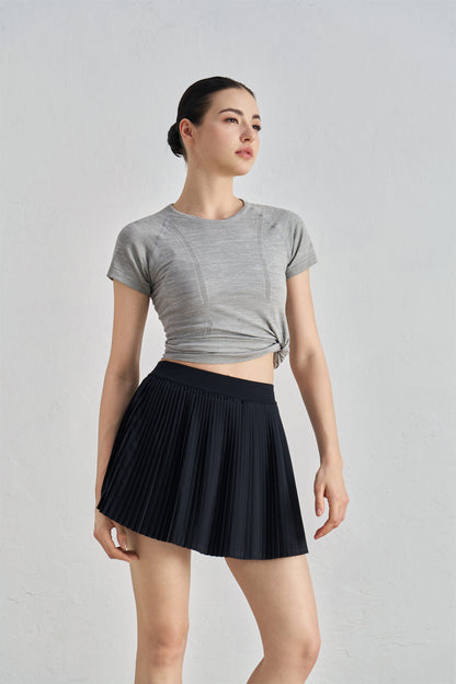 Pleated Skort